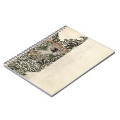 Carnet Conception de bloc du bois non fini de "oiseau et (Côté gauche)