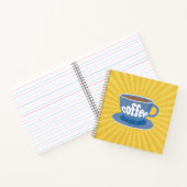 Carnet Conception de café rétro (Intérieur)