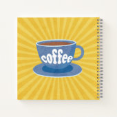 Carnet Conception de café rétro (Dos)