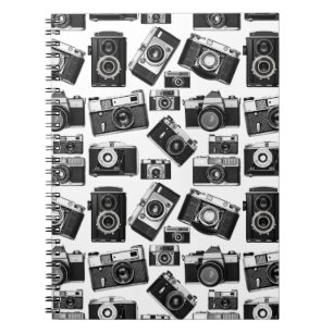 CARNET CONCEPTION DE CAMÉRAS DE PHOTOS RÉTRO BLANCHES E