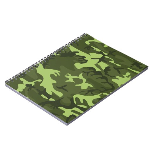 Carnet Conception de camouflage de l'armée verte (Côté gauche)