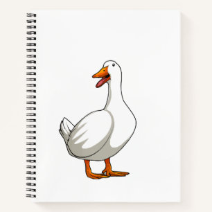 Carnet Conception de canard mignon pour hommes amateur de