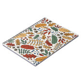 Carnet Conception de Carré feuille couleur automne (Côté gauche)