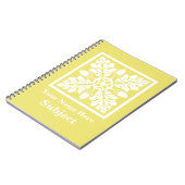 Carnet Conception de carreaux de maïs et de feuilles (Côté gauche)