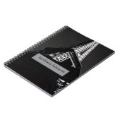 Carnet Conception de carte de visite minimale avec nom pe (Côté gauche)