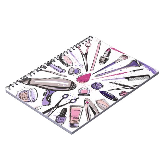 Carnet Conception de cercle de maquillage (Côté gauche)