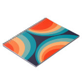 Carnet Conception de cercles rétro colorés (Côté gauche)