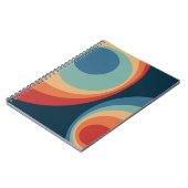 Carnet Conception de cercles rétro colorés (Côté gauche)
