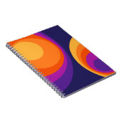 Carnet Conception de cercles rétro colorés (Côté Droit)