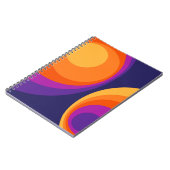 Carnet Conception de cercles rétro colorés (Côté gauche)