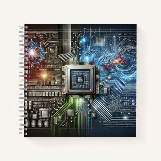 Carnet Conception de cerveau, de puce électronique et de  (Devant)