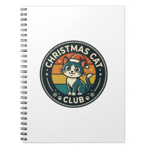 Carnet Conception de chat de Noël chaton mignon - Club de