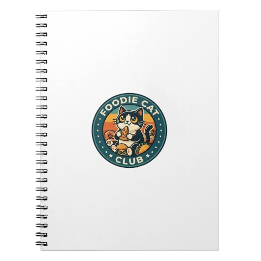 Carnet Conception de chat de nourriture Chaton mignon - C (Devant)