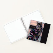 Carnet Conception de chat mignon et nom personnalisé (Intérieur)
