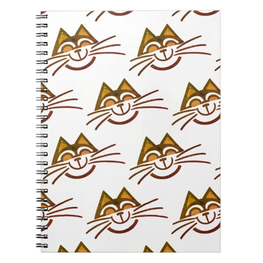 Carnet Conception de chat minimaliste (Devant)