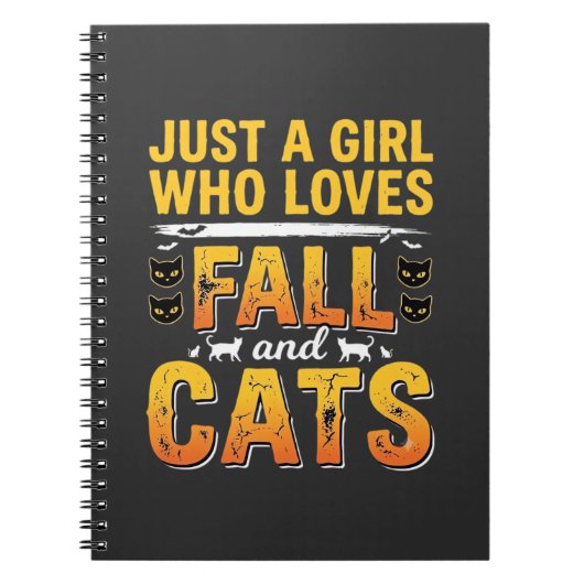 Carnet Conception de chats d'automne Halloween fille_1 (Devant)