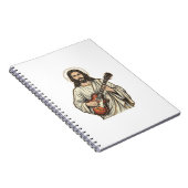 Carnet Conception de chemise à gravure de guitariste sacr (Côté Droit)