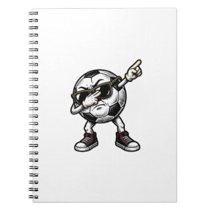 Carnet Conception de chemise de balle de football Dabbing