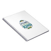 Carnet Conception de chemise de chenille arc-en-ciel Cool (Côté Droit)