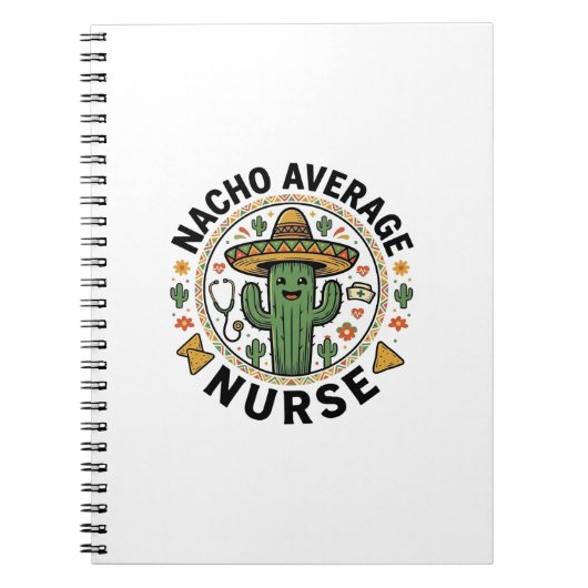 Carnet Conception de chemise de fête de cactus d'infirmiè (Devant)