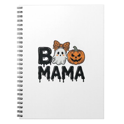 Carnet Conception de chemise de maman fantôme Halloween c (Devant)
