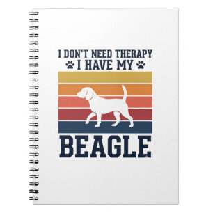 Carnet Conception de chemise de thérapie pour chien Beagl