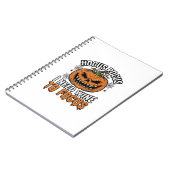 Carnet Conception de chemise Halloween Citrouille de vin (Côté gauche)