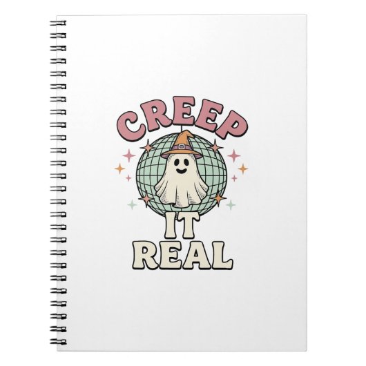 Carnet Conception de chemise Halloween Ghost Disco Creep (Devant)
