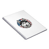 Carnet Conception de chemise vectorielle de chien patriot (Côté Droit)