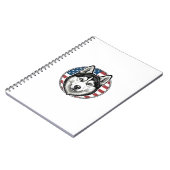 Carnet Conception de chemise vectorielle de chien patriot (Côté gauche)