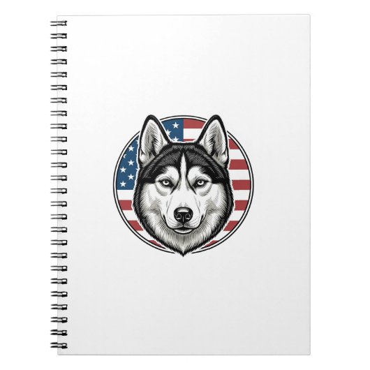 Carnet Conception de chemise vectorielle de chien patriot (Devant)