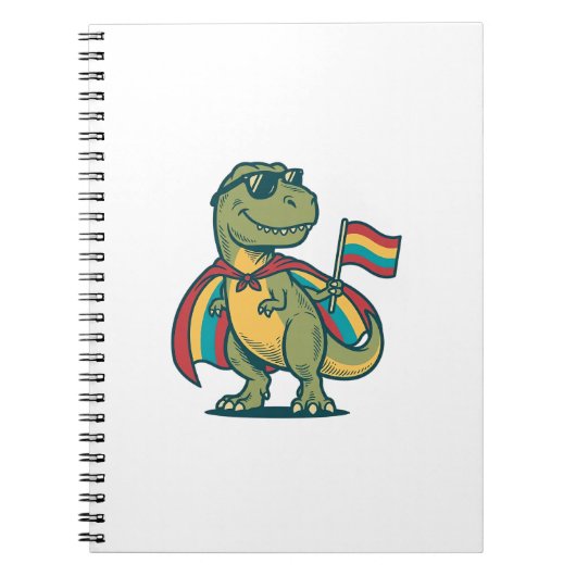Carnet Conception de chemise vectorielle de dinosaure de (Devant)