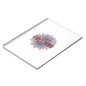 Carnet Conception de chemise vectorielle de feu d'artific (Côté gauche)