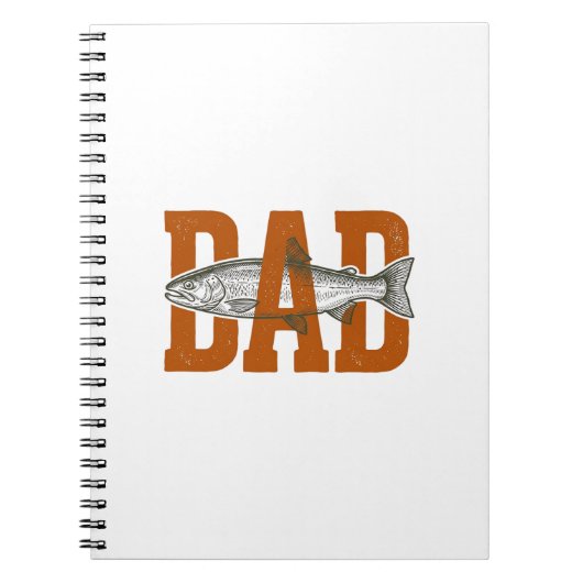 Carnet Conception de chemise vectorielle de pêche de papa (Devant)