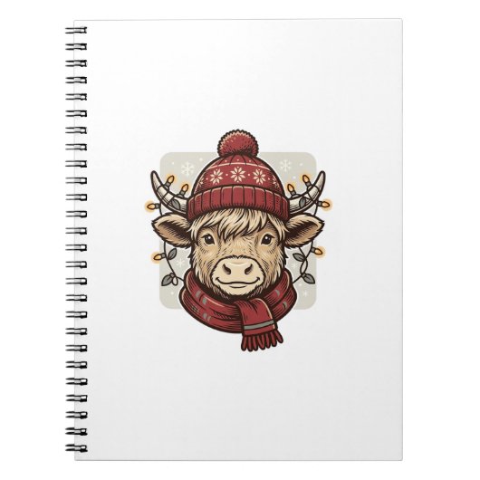 Carnet Conception de chemise vectorielle de vache des Hig (Devant)