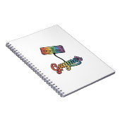 Carnet Conception de chemise vectorielle Gaymer Rainbow G (Côté Droit)