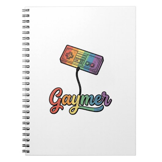 Carnet Conception de chemise vectorielle Gaymer Rainbow G (Devant)
