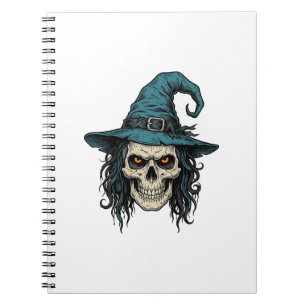 Carnet Conception de chemise vectorielle Halloween crâne 