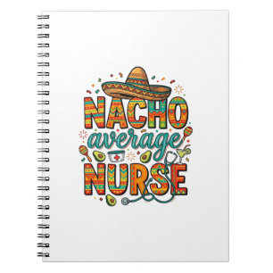 Carnet Conception de chemise vectorielle Nacho Average Nu