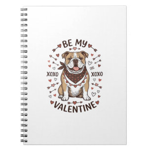 Carnet Conception de chemise vintage Saint-Valentin Bulld