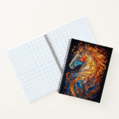 Carnet Conception de cheval en vitrail (Intérieur)