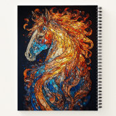 Carnet Conception de cheval en vitrail (Dos)