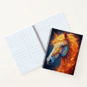 Carnet Conception de cheval en vitrail (Intérieur)