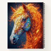 Carnet Conception de cheval en vitrail (Dos)