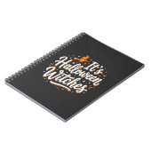 Carnet Conception de citation de sorcière mignonne pour H (Côté gauche)