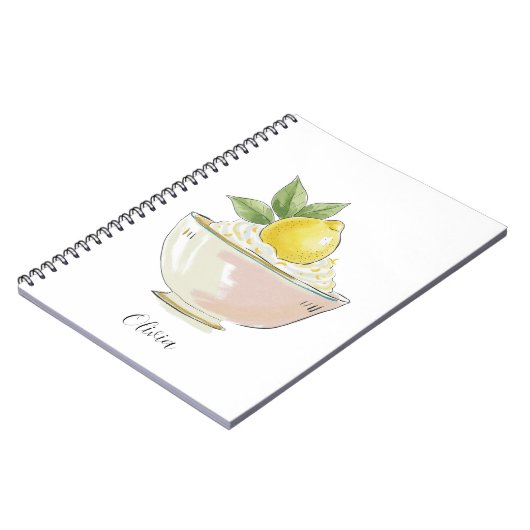 Carnet Conception de citron (Côté gauche)