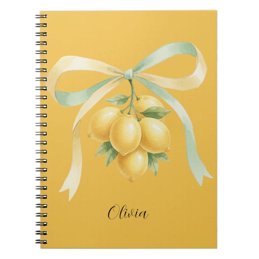 Carnet Conception de citron (Devant)