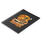 Carnet Conception de citrouille de sorcière de squelette (Côté gauche)
