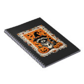 Carnet Conception de citrouille d'Halloween de raton lave (Côté Droit)