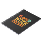 Carnet Conception de citrouille d'Halloween Énergie de bo (Côté gauche)